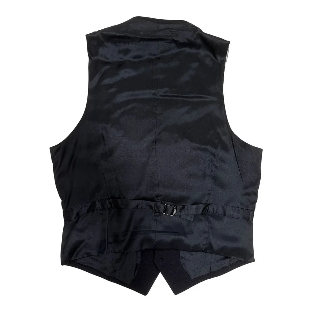 Maison Martin Margiela x H&M Navy Blue Wool Waistcoat Vest Mens 38R Tailored